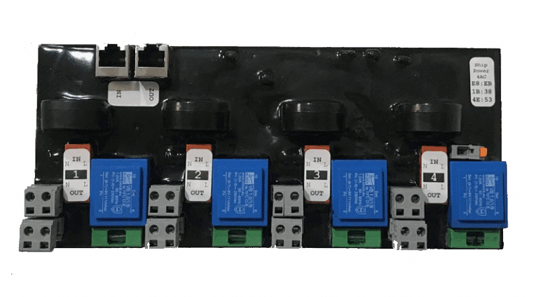 Module de contrôle des circuits AC d'un bateau