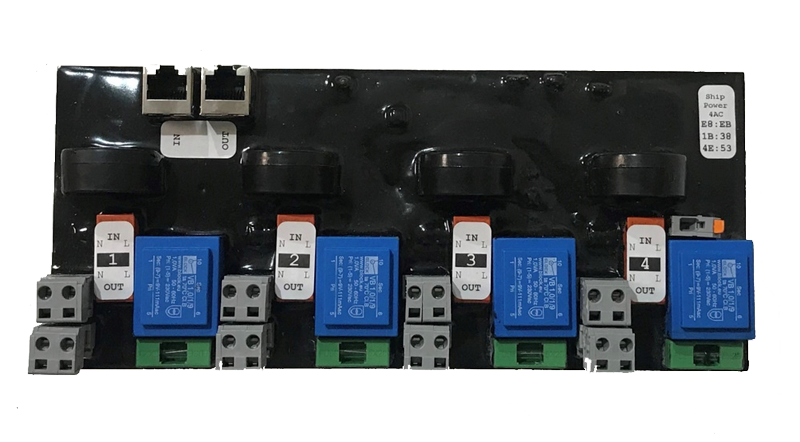 Module ShipPower4AC : pilote et contrôle 4 circuits AC