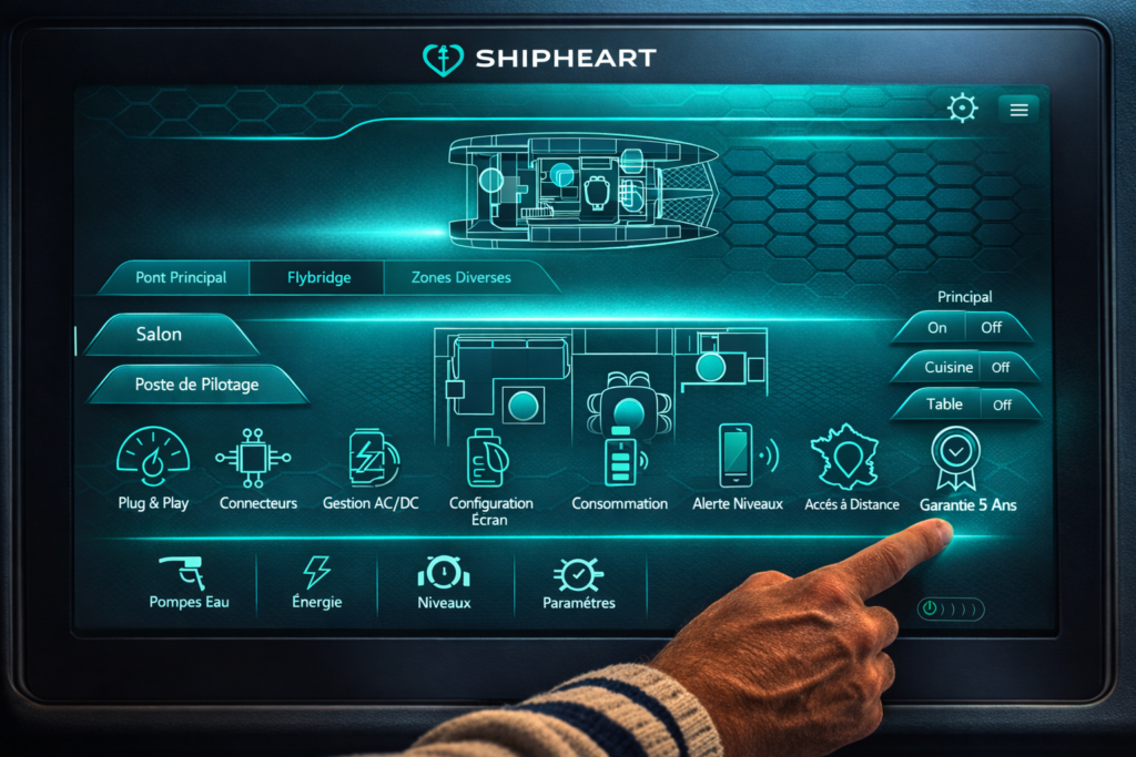 système de digital switching pour bateau